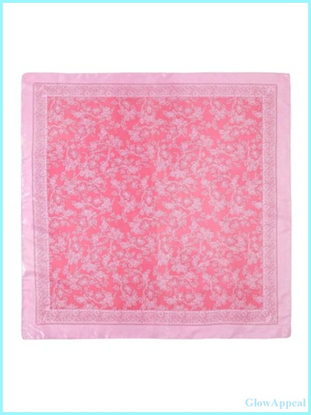 Square Head Scarf Satin Silk Feel Boho Bandana Hair Wrap for Women